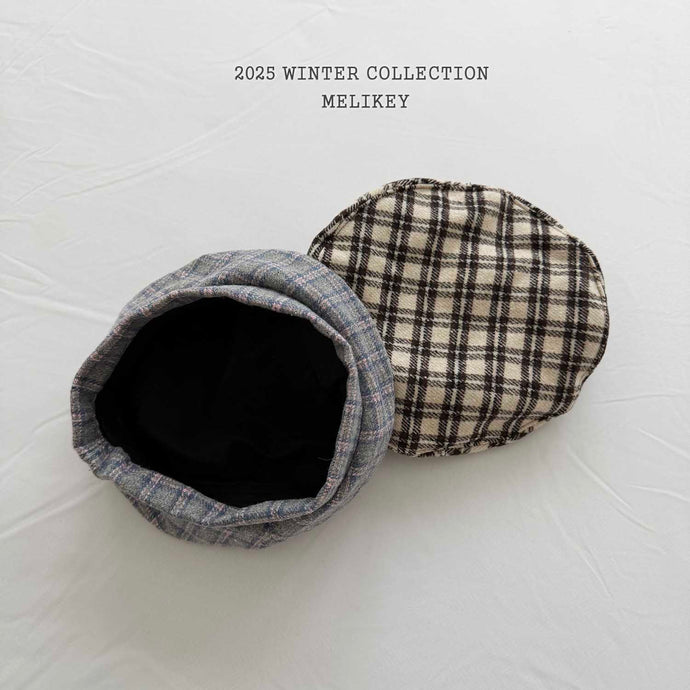 MEL KIDS CRHIS CHECK BONNET**PREORDER