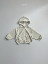 Load image into Gallery viewer, DIGREEN KIDS BELLE HOOD FLEECE ZIP UP *PREORDER