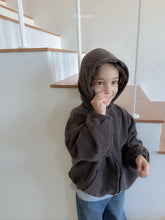 Load image into Gallery viewer, DIGREEN KIDS BELLE HOOD FLEECE ZIP UP *PREORDER