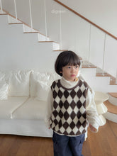 Load image into Gallery viewer, DIGREEN KIDS ARGYLE VEST*PREORDER