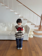 Load image into Gallery viewer, DIGREEN KIDS ARGYLE VEST*PREORDER