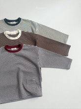 Load image into Gallery viewer, DIGREEN KIDS ROUND STRIPE SHIRT*PREORDER
