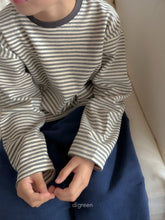 Load image into Gallery viewer, DIGREEN KIDS ROUND STRIPE SHIRT*PREORDER