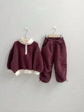 Load image into Gallery viewer, DIGREEN KIDS LINE ZIP UP TEE*PREORDER