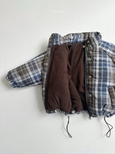 Load image into Gallery viewer, DIGREEN KIDS TORI CHECK PADDED JACKET*PREORDER