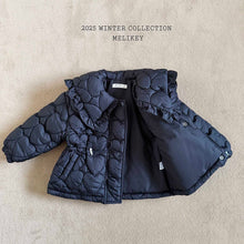 Load image into Gallery viewer, MEL KIDS HEART PADDED QUILTING JACKET**PREORDER