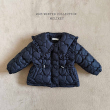 Load image into Gallery viewer, MEL KIDS HEART PADDED QUILTING JACKET**PREORDER