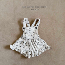 Load image into Gallery viewer, MEL KIDS RRIBBON SUSPENDER PANTS**PREORDER