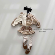 Load image into Gallery viewer, MEL KIDS KNIT RIB PUFF TEE**PREORDER