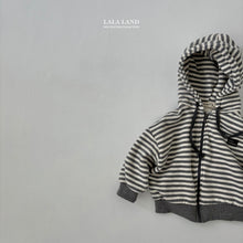 Load image into Gallery viewer, LALALAND KIDS STRIPE HOODIE ZIP UP*Preorder