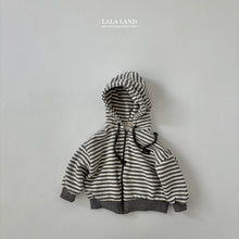 Load image into Gallery viewer, LALALAND KIDS STRIPE HOODIE ZIP UP*Preorder