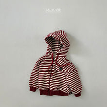 Load image into Gallery viewer, LALALAND KIDS STRIPE HOODIE ZIP UP*Preorder