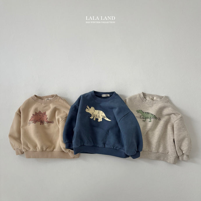 LALALAND KIDS Winter Dino Sweat Shirt*Preorder
