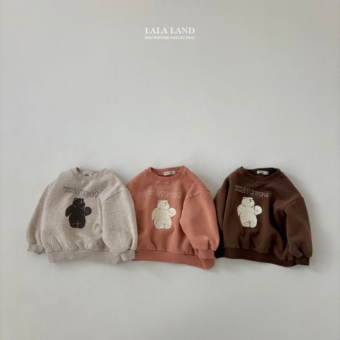 LALALAND KIDS Snow Bear Sweat Shirt*Preorder