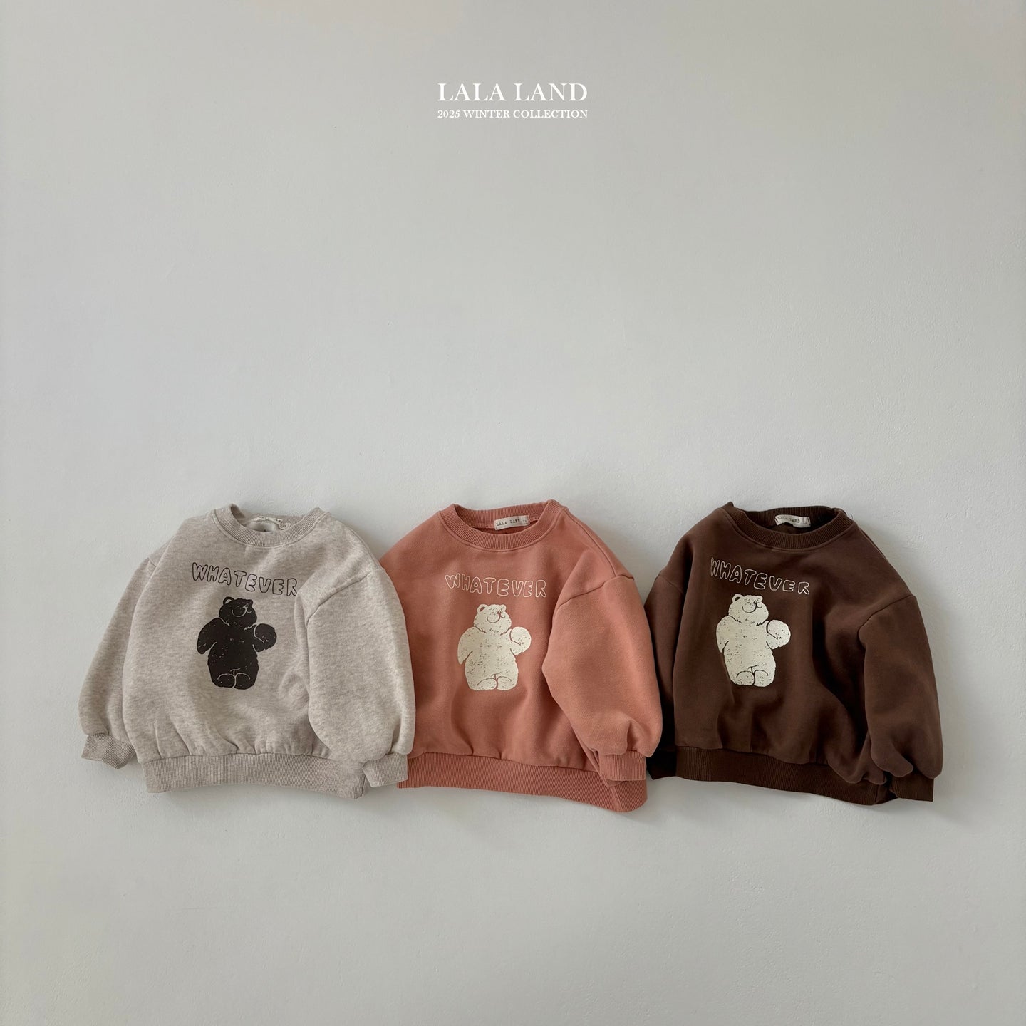 LALALAND KIDS Snow Bear Sweat Shirt*Preorder
