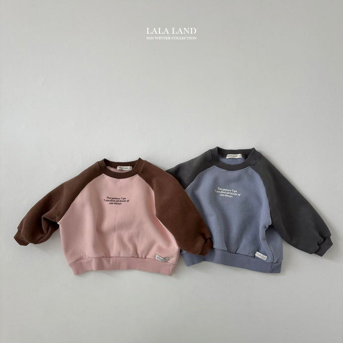 LALALAND EVERY RAGLAN SWEAT SHIRT*Preorder