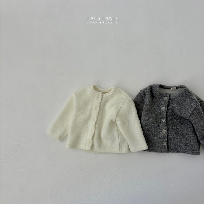 LALALAND KIDS POM POM CARDIGAN*Preorder