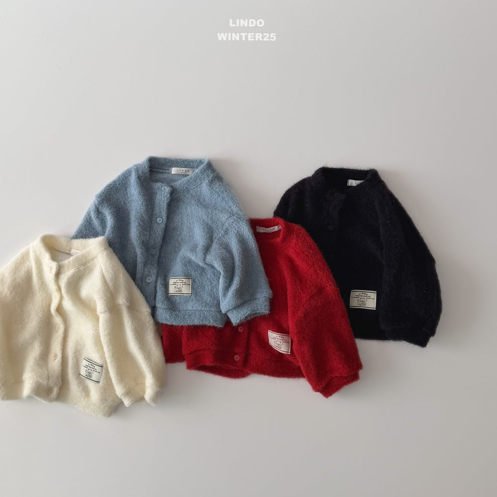 LINDO KIDS FLUFFY CARDIGAN* Preorder