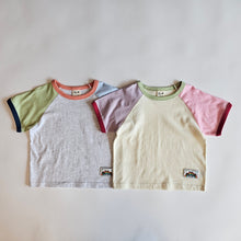 將圖片載入到圖庫檢視器中，FIRST BLUE KIDS FIRST RAGLAN SHORT SLEEVE TEE**預購