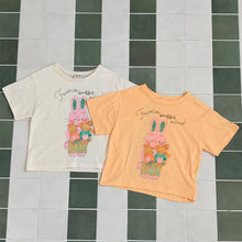 Load image into Gallery viewer, FIRST BLUE KIDS RABBIT GRAPHIC TEE**PREORDER