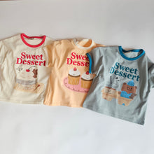 將圖片載入圖庫檢視器中，FIRST BLUE KIDS DESSERT SHORT TEE**預購