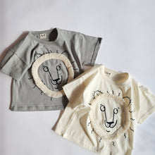 Load image into Gallery viewer, FIRST BLUE KIDS TASSEL LION SHORT TEE**PREORDER