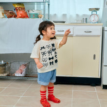 Load image into Gallery viewer, FIRST BLUE KIDS RIBBON GRAPHIC SHORT TEE**PREORDER