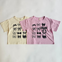 Load image into Gallery viewer, FIRST BLUE KIDS RIBBON GRAPHIC SHORT TEE**PREORDER