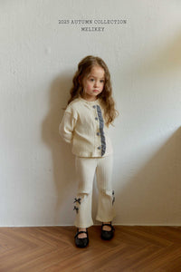 MEL KIDS FALL POPO RIBBON BOOTCUT PANTS**PREORDER