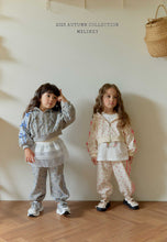 Load image into Gallery viewer, MEL KIDS FALL FLORAL RIBBON PANTS**PREORDER
