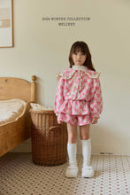 Load image into Gallery viewer, MEL KIDS KNIT BIG FRILL BOW CARDIGAN**PREORDER