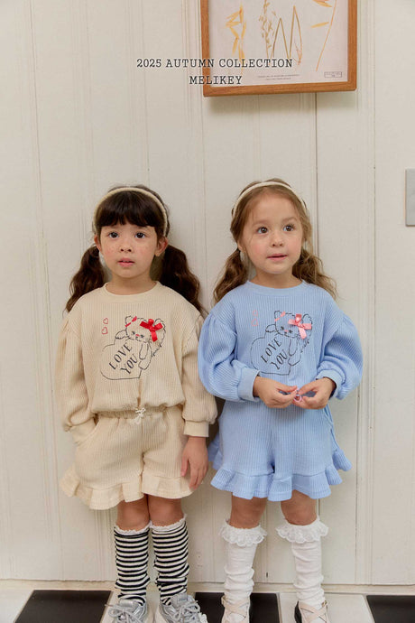 MEL KIDS FALL RIBBON WAFFLE SET**PREORDER