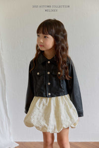 MEL KIDS FALL JACQUARD PUMPKIN SKIRT**PREORDER