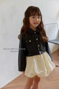 MEL KIDS FALL JACQUARD PUMPKIN SKIRT**PREORDER