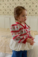 Load image into Gallery viewer, MEL KIDS FALL ROSE STRIPE CARDIGAN**PREORDER (Copy)