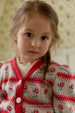 Load image into Gallery viewer, MEL KIDS FALL ROSE STRIPE CARDIGAN**PREORDER (Copy)