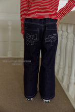 Load image into Gallery viewer, MEL KIDS FALL POLY RIBBON BOOTCUT PANTS**PREORDER
