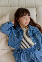 Load image into Gallery viewer, MEL KIDS FALL DENIM SHORT JACKET**PREORDER