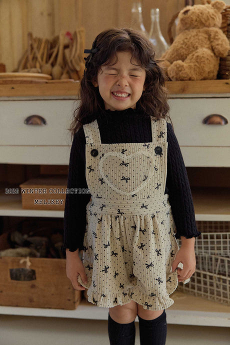 MEL KIDS RRIBBON SUSPENDER PANTS**PREORDER