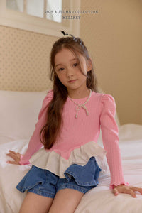 MEL KIDS FALL COCO FRILL TEE**PREORDER