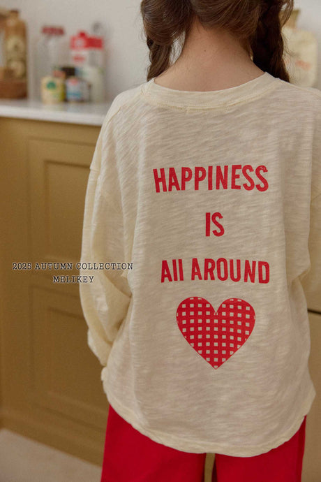 MEL KIDS FALL HAPPINESS TEE SHIRT**PREORDER
