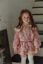 Load image into Gallery viewer, MEL KIDS KNIT BIG FLOWERS CARDIGAN**PREORDER