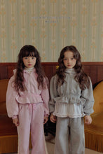 Load image into Gallery viewer, MEL KIDS SHORT FRILL HOODED ZIP up**PREORDER