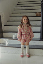 Load image into Gallery viewer, MEL KIDS KNIT BIG FLOWERS CARDIGAN**PREORDER