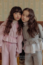 Load image into Gallery viewer, MEL KIDS SHORT FRILL HOODED ZIP up**PREORDER
