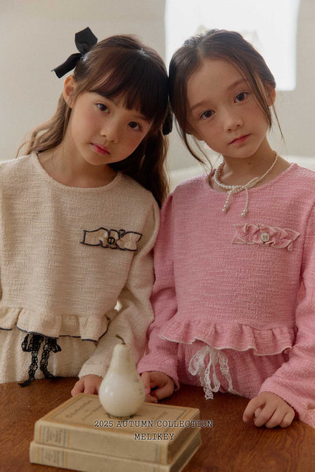 MEL KIDS VIVIENNE TULLE BLOUSE**PREORDER