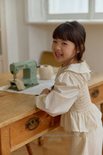 Load image into Gallery viewer, MEL KIDS FALL SMOCKED COLLAR BLOUSE**PREORDER