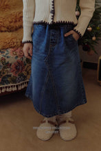 Load image into Gallery viewer, MEL KIDSA LINE LONG DENIM SKIRT**PREORDER