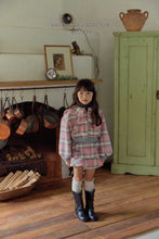 Load image into Gallery viewer, MEL KIDS WOOL CHECK ZIP UP**PREORDER