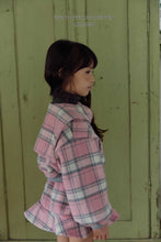 Load image into Gallery viewer, MEL KIDS WOOL CHECK ZIP UP**PREORDER